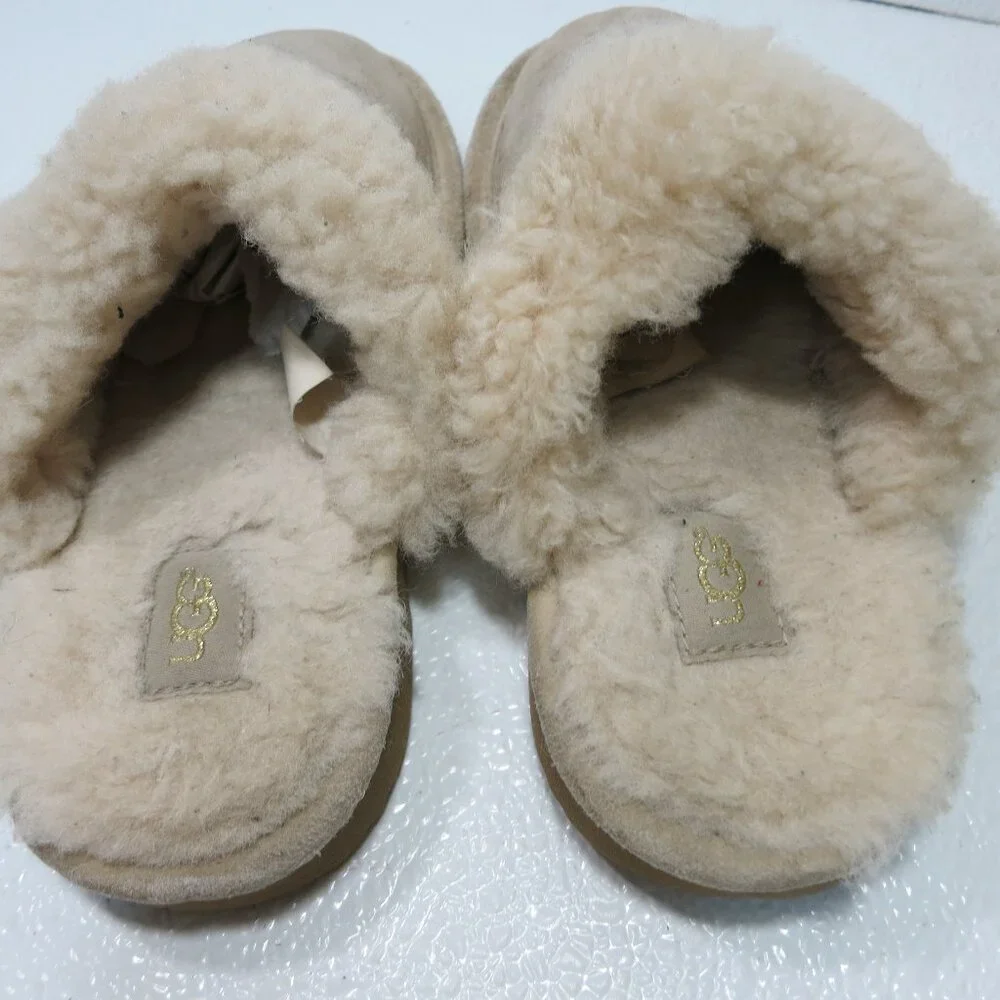 UGG Coquette Kids Insulated Slide Sandals Footwear Winter Shoes Sz 13